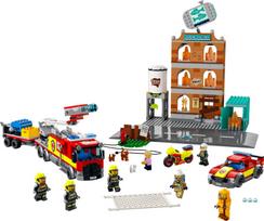lego gaisrine - LEGO City Fire Ugniagesių brigada 60321 - 4 nuotrauka